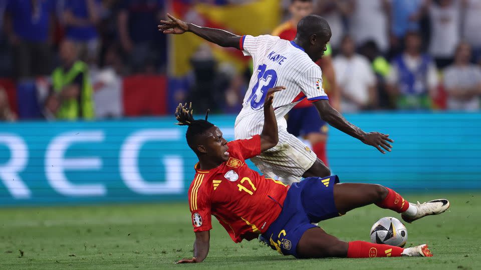 Spain is the first team to win six straight matches at a Euros. - sportinfoto/DeFodi Images/Getty Images