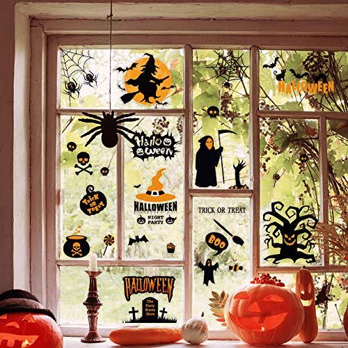 <p><strong>BigOtters</strong></p><p>amazon.com</p><p><strong>$9.99</strong></p><p>Get into the holiday spirit with these festive black and orange window decorations that come in every Halloween motif imaginable.</p>