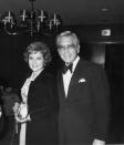 <p>In 1974, White and Ludden appeared together at an International Broadcasting Awards dinner paying tribute to Moore. In 1981, Ludden would pass away after a battle with stomach cancer. White never remarried, and <a href="https://www.nydailynews.com/entertainment/gossip/betty-white-charlie-sheen-lindsay-lohan-ungrateful-actors-abuse-fame-article-1.111942" rel="nofollow noopener" target="_blank" data-ylk="slk:once said;elm:context_link;itc:0;sec:content-canvas" class="link ">once said</a>, "Once you've had the best, who needs the rest?"<br></p>