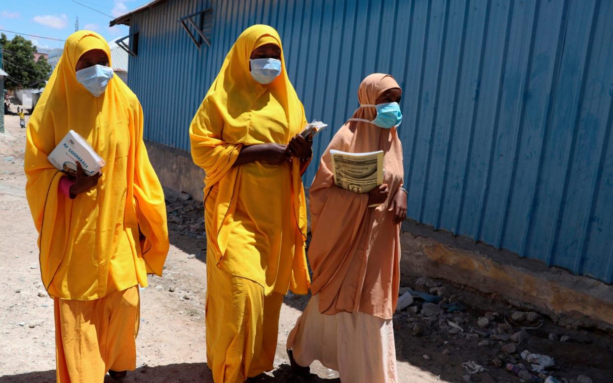 Students in Mogadishu - ABDIRAZAK HUSSEIN FARAH/AFP