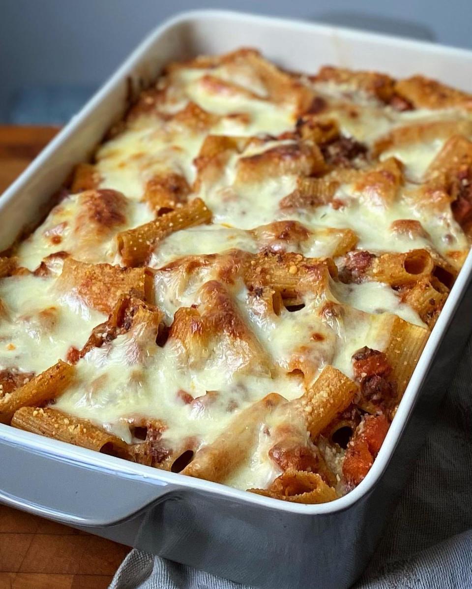 Baked Rigatoni with Lamb Ragu