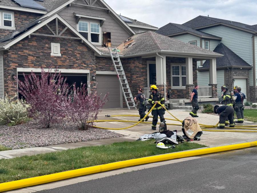 Firefighters respond to house fire
