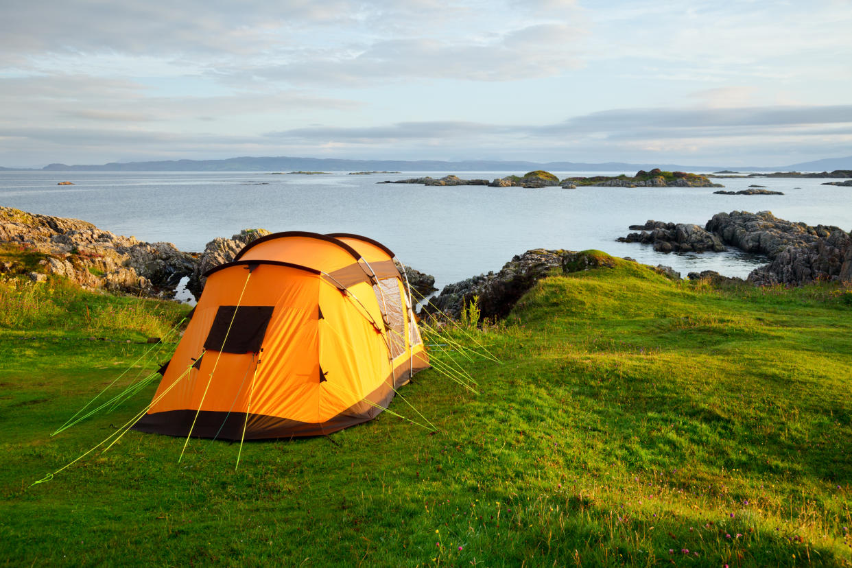 Camping has seen a boom in Britain this summer. (Getty Images)