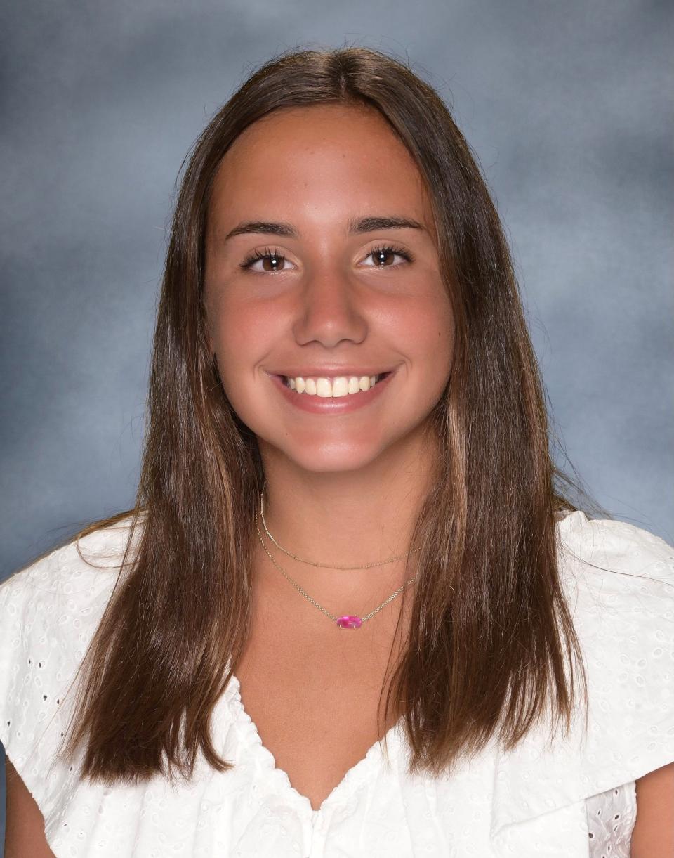 Father Tolton's Lindsey Hervey raced to first place in the 500-meter freestyle at the MSHSAA Class 1 meet.