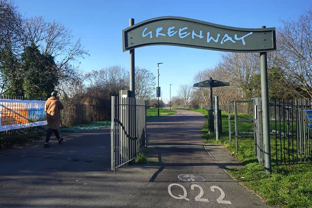 <p>Yui Mok/PA Images via Getty Images</p> The park in Newham, east London, where baby Elsa was found in a shopping bag by a dog walker.