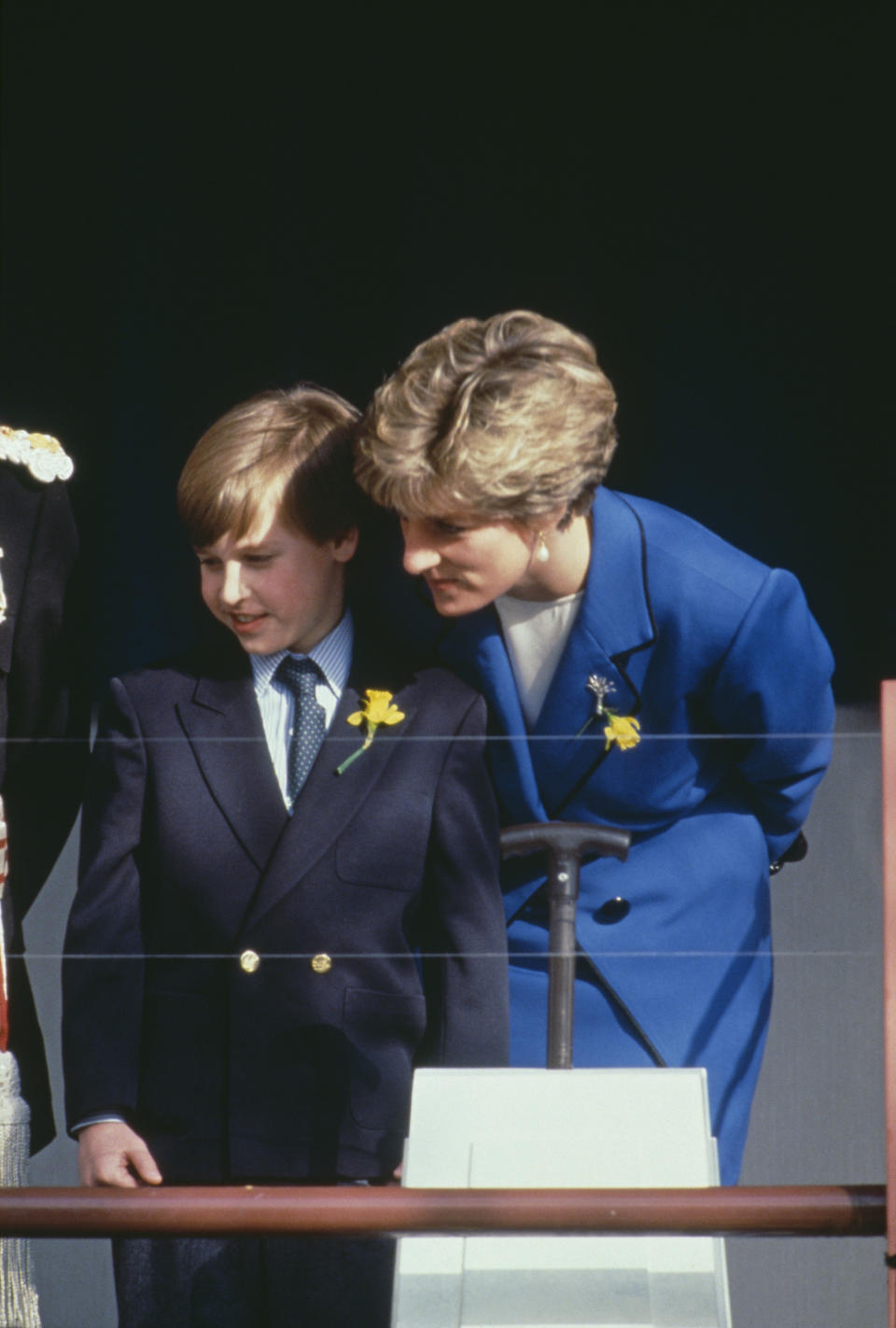 Prince William and Princess Diana in 1991. (Photo: Terry Fincher/Princess Diana Archive/Getty Images)