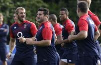 Rugby Union - England Training - Pennyhill Park, Bagshot, Surrey - 1/10/15 England's Chris Robshaw during training Action Images via Reuters / Henry Browne Livepic