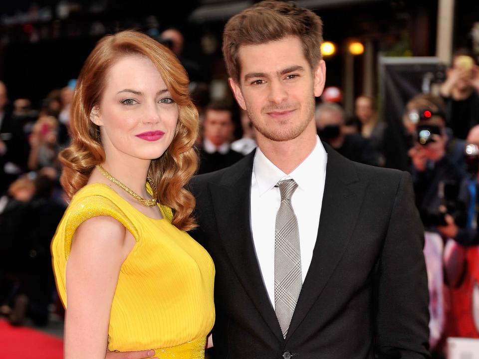 Andrew Garfield and Emma Stone