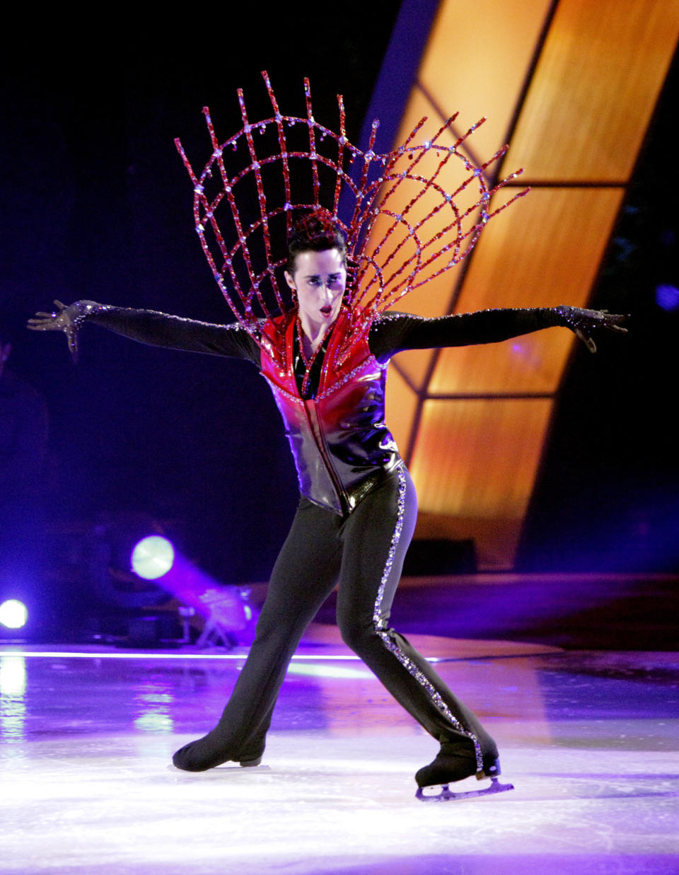 Performing on an episode of "Skating With The Stars" from November 2010.&nbsp;