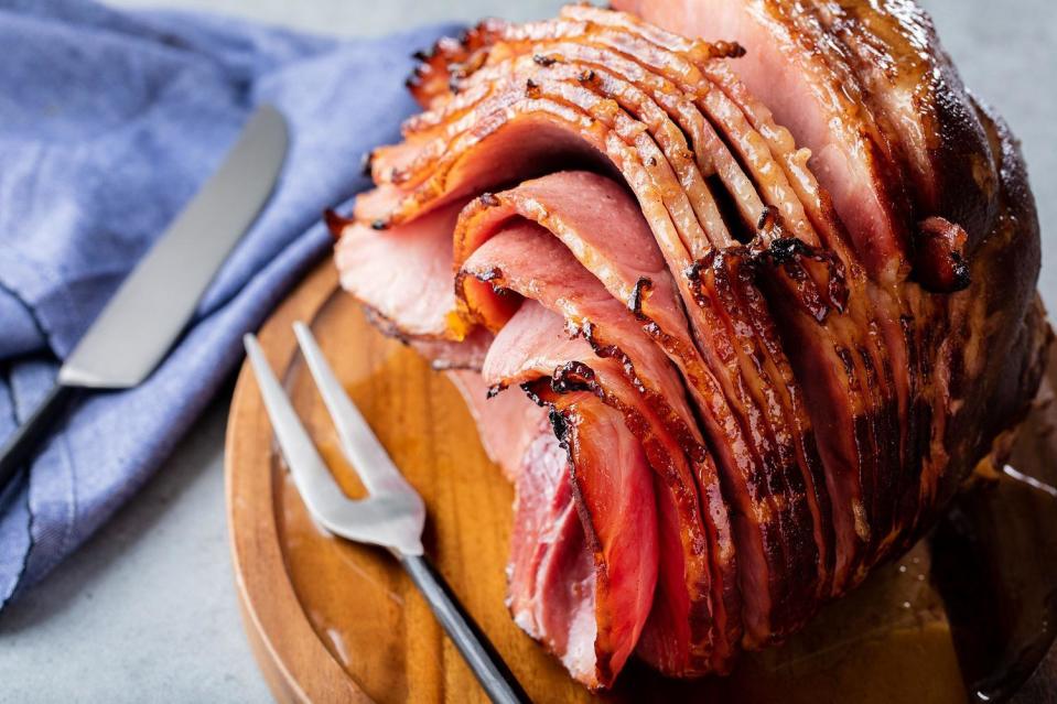 Honey Brown Sugar Glazed Ham