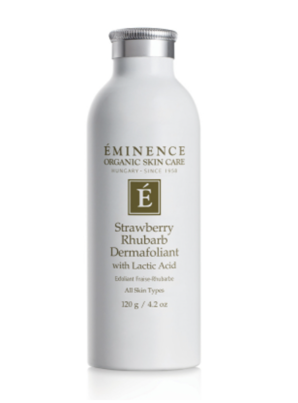 eminence organic skin care Strawberry Rhubarb Dermafoliant on white background