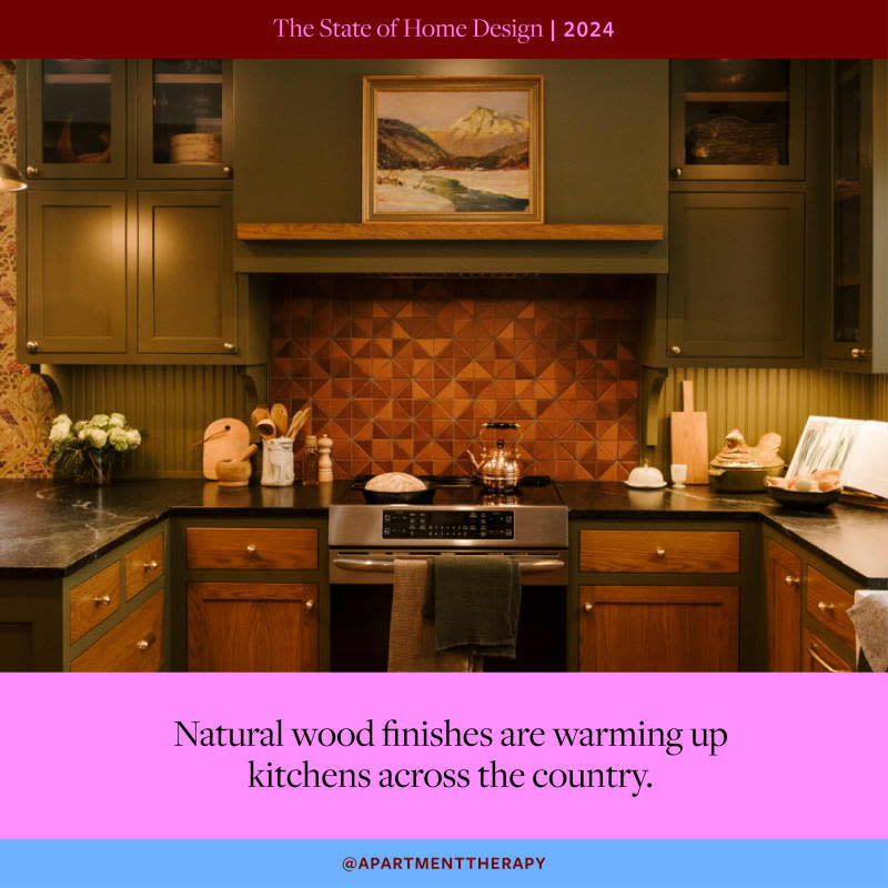 natural wood finishes warming up kitchens