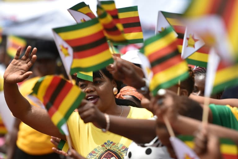 Zimbabweans celebrated the swearing-in of Emmerson Mnangagwa, Mugabe's successor