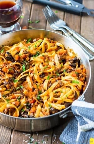 Mushroom Bolognese