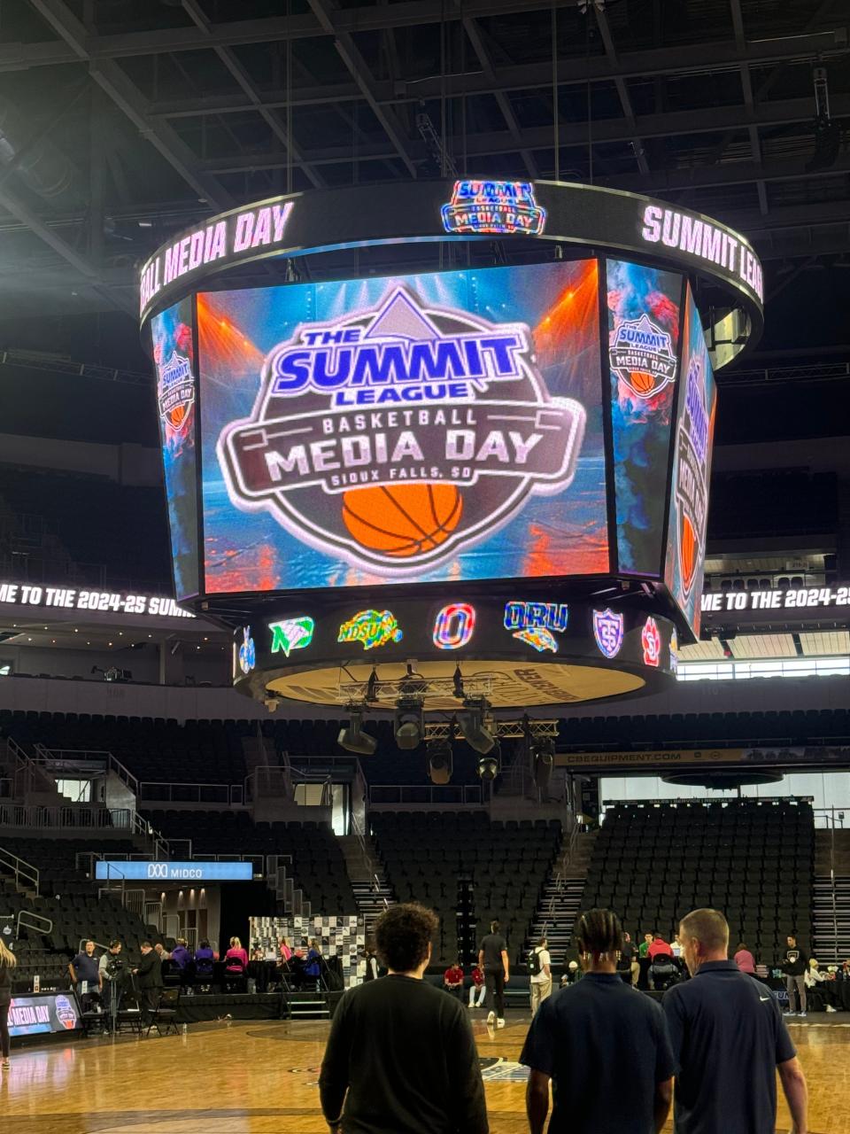 Summit League Basketball media day took place on Tuesday, Oct. 8, 2024 at the Denny Sanford Premier Center in Sioux Falls, South Dakota.