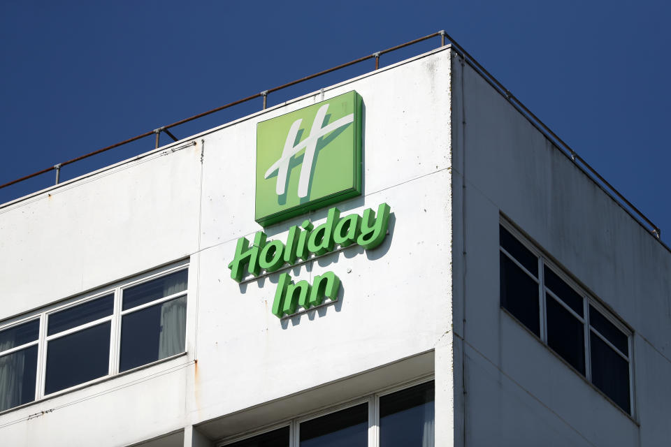 Holiday Inn hotel in Southampton, England. Photo: Naomi Baker/Getty Images