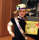 <p>Holly Buckley’s daughter, Peyton, rocked a seriously impressive Suffragette costume (Picture: <a rel="nofollow noopener" href="https://twitter.com/HWBuckley/status/837217426198654976" target="_blank" data-ylk="slk:Holly Buckley;elm:context_link;itc:0;sec:content-canvas" class="link ">Holly Buckley</a>) </p>