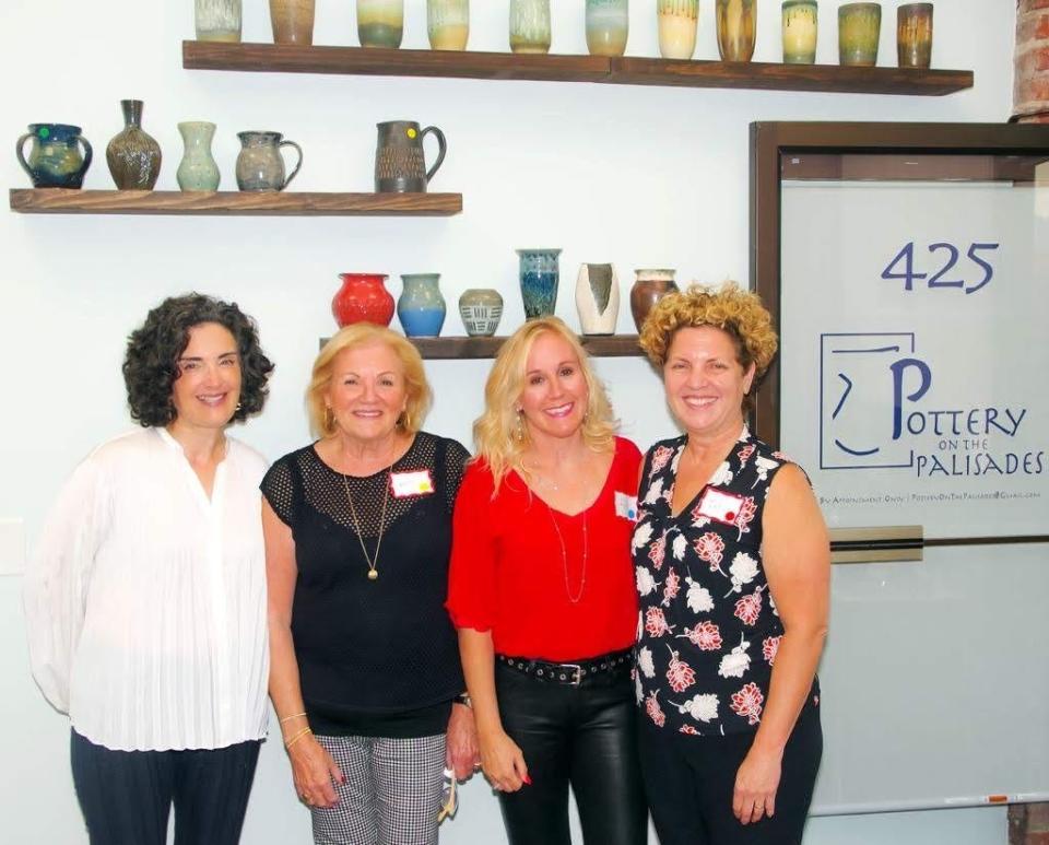 Pottery on the Palisades artists Debbie Feuer, Ronnie Pallay, Jennifer Shaia and Tal Yuketiel will open their Ridgefield Park studio to visitors during the amble.