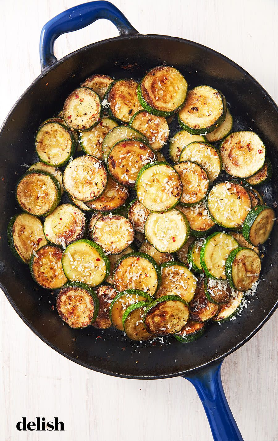 Garlic Parm Sautéed Zucchini