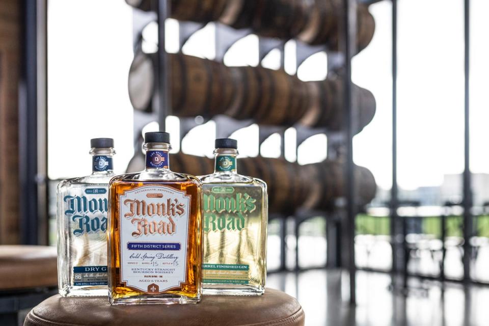 Monk’s Road Fifth District Series Cold Spring Distillery Bourbon is $79.99. Monk’s Road Dry Gin is $27.99 and Monk’s Road Barrel Finished Gin is $32.99. All three products can be found at liquor stores throughout Kentucky.