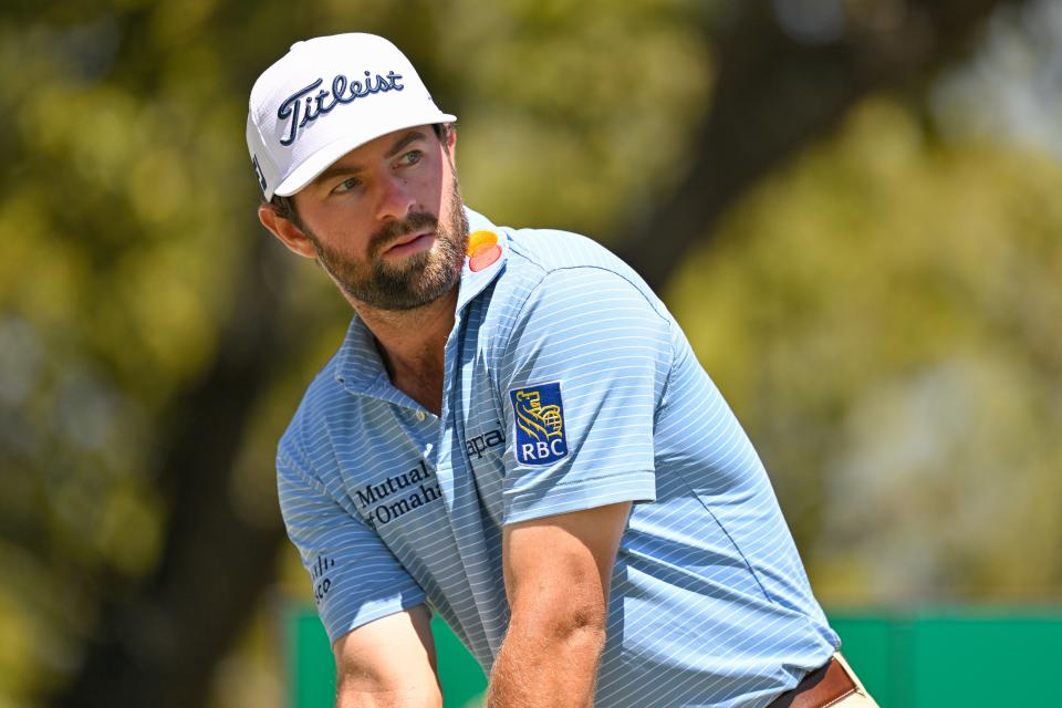 Cameron Young up close during the 2023 WGC Match Play