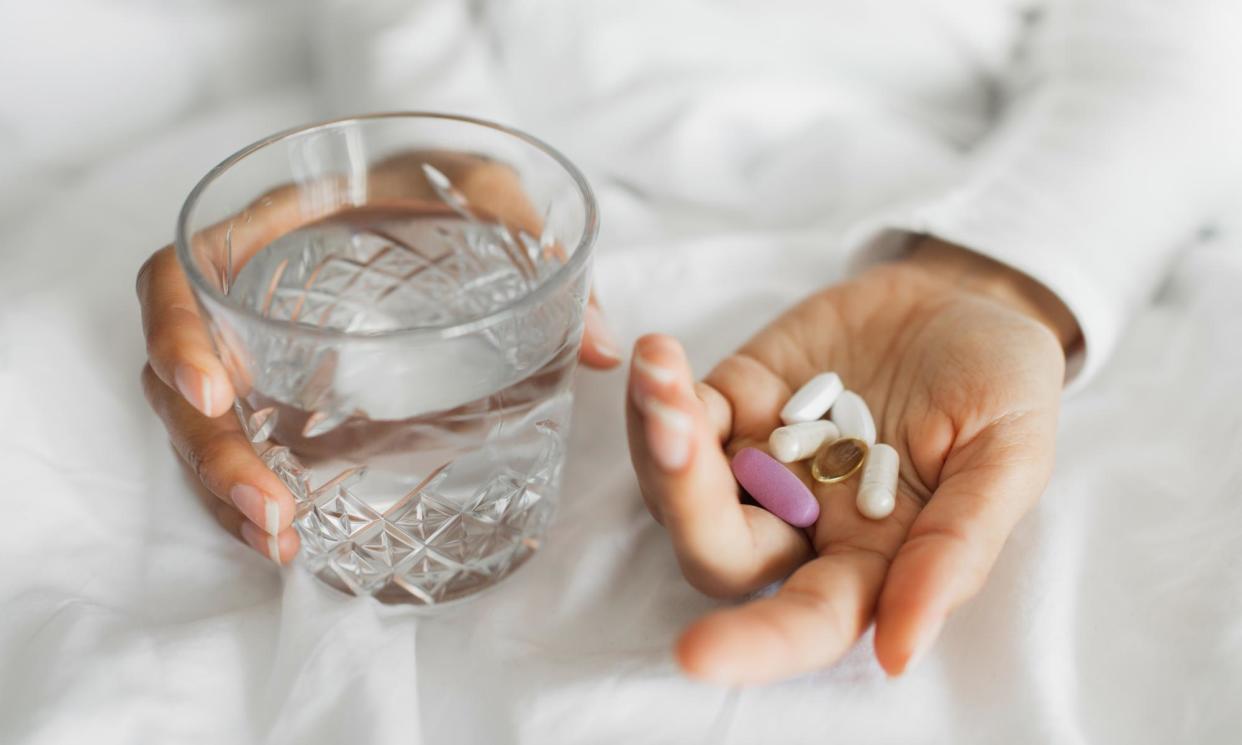 <span>Almost half of the UK’s adult population take multivitamins and supplements once a week or more.</span><span>Photograph: Oleg Breslavtsev/Getty Images</span>