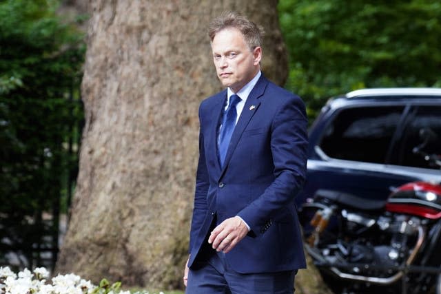 Transport Secretary Grant Shapps arriving in Downing Street, London