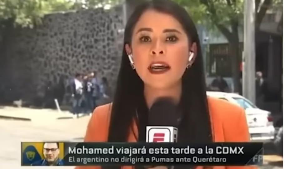 Rafael Puente insultó a Adriana Maldonado. (Captura El Universal Deportes)