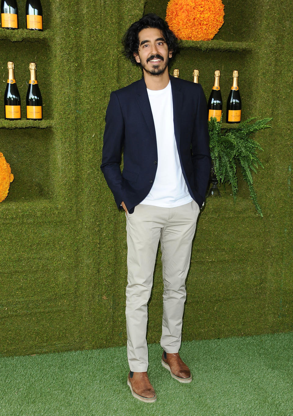 Dev Patel at Veuve Clicquot Polo Classic