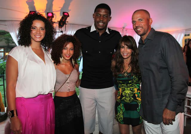 <p>Johnny Nunez/WireImage</p> Porschla Kidd, guest, Joe Johnson, Paula Abdul and Jason Kidd attend the 2012 Compound Foundation Fostering A Legacy Benefit on July 14, 2012 in East Hampton, New York.