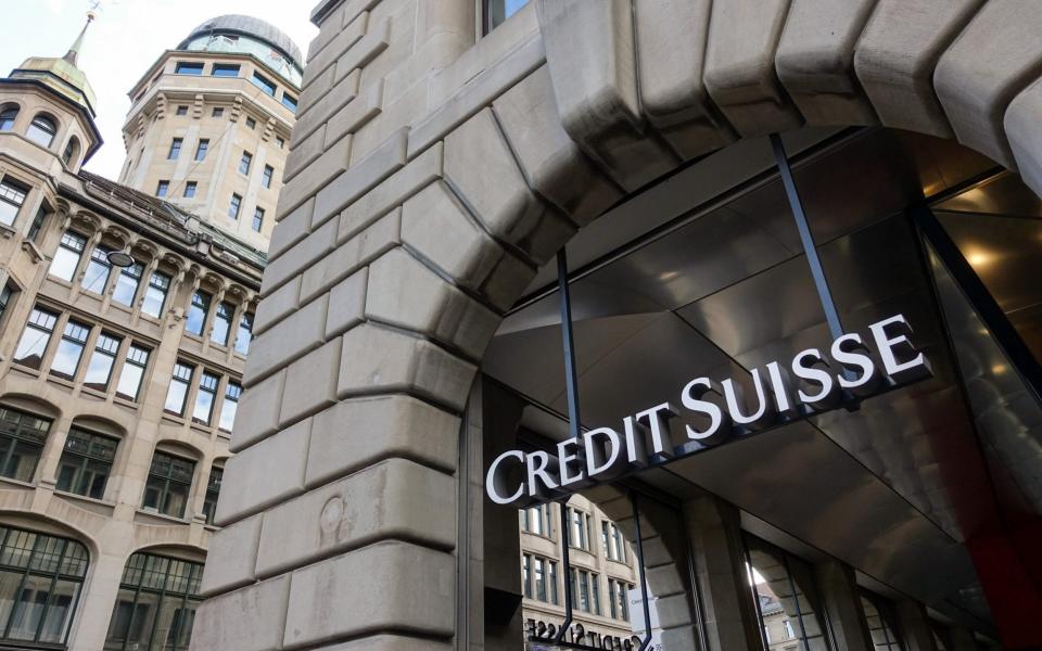 A Credit Suisse branch in Zurich