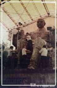 國父紀念館當時修建孫中山銅像時的場景（圖／翻攝自國父紀念館官網）