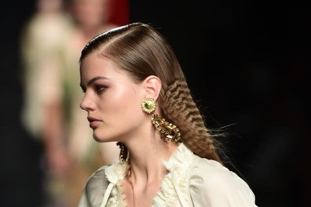 Dsquared2 made a strong case for bringing crimping back