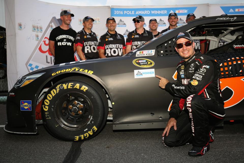 It's Martin Truex Jr.'s second pole of the season (Getty). 