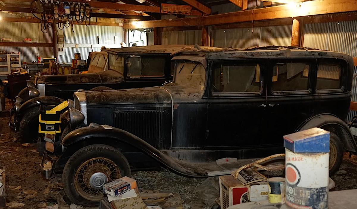 1930s Antique Cars Are Authentic Barn Finds