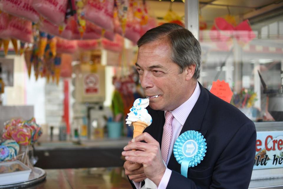 Police tell McDonald's not to sell milkshakes ahead of Nigel Farage rally