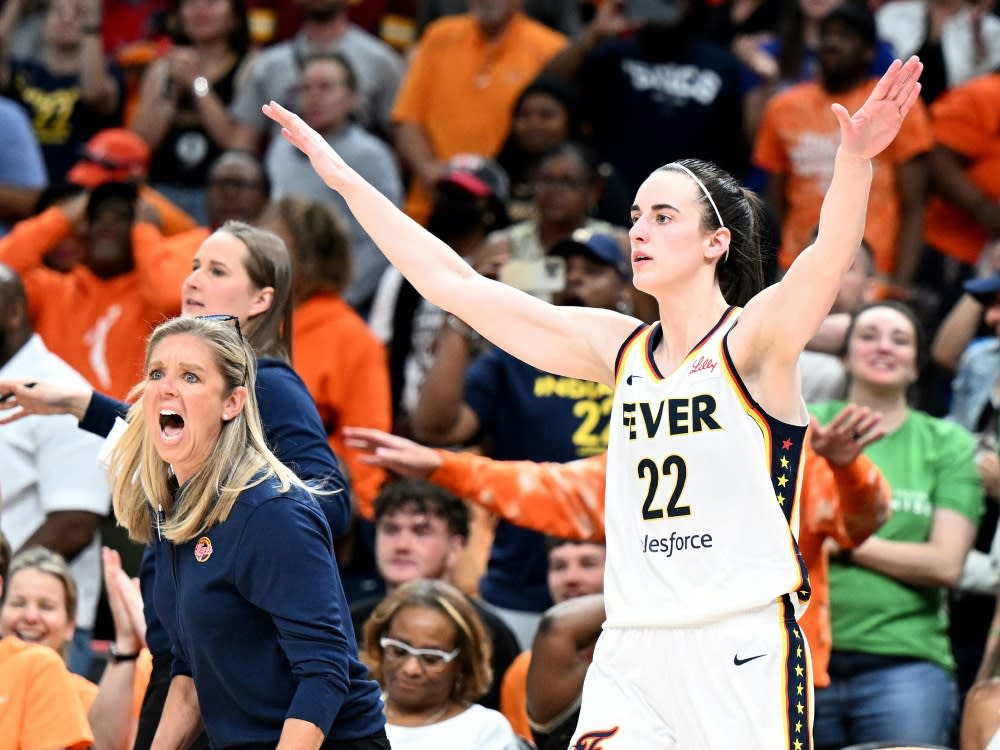 Läuft in der WNBA für Indiana Fever auf: Caitlin Clark (GREG FIUME)