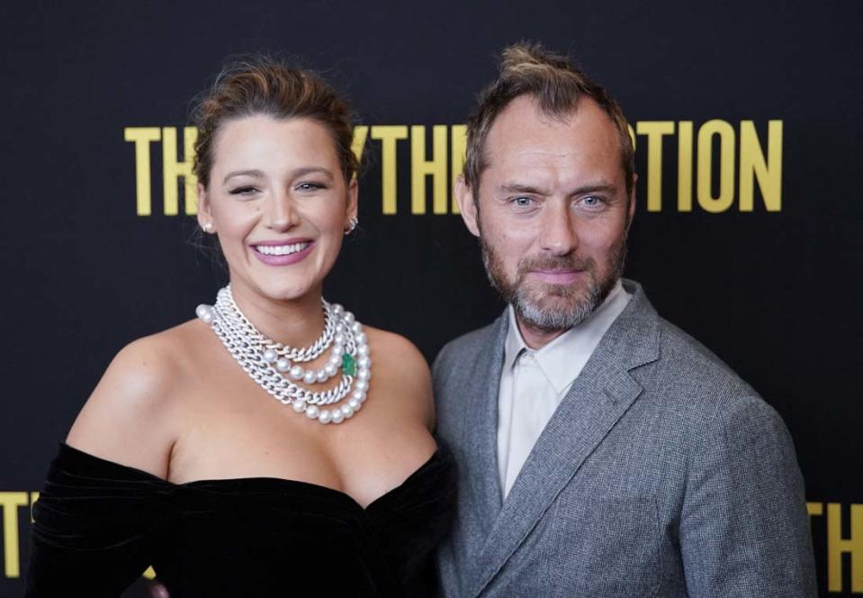 Blake Lively et son partenaire à l'écran Jude Law