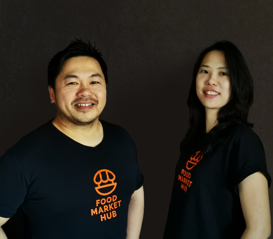 Food Market Hub co-founders Anthony See and Shayna Teh