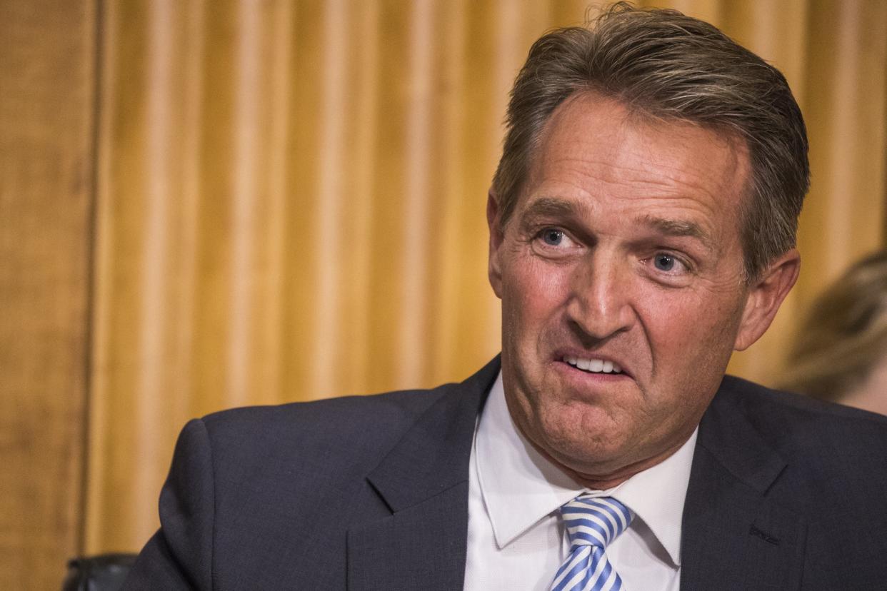 Sen.&nbsp;Jeff Flake (R-Ariz.) would like to end federal spending on research&nbsp;into using crickets, mealworms and other insects as food sources. (Photo: Anadolu Agency / Getty Images)