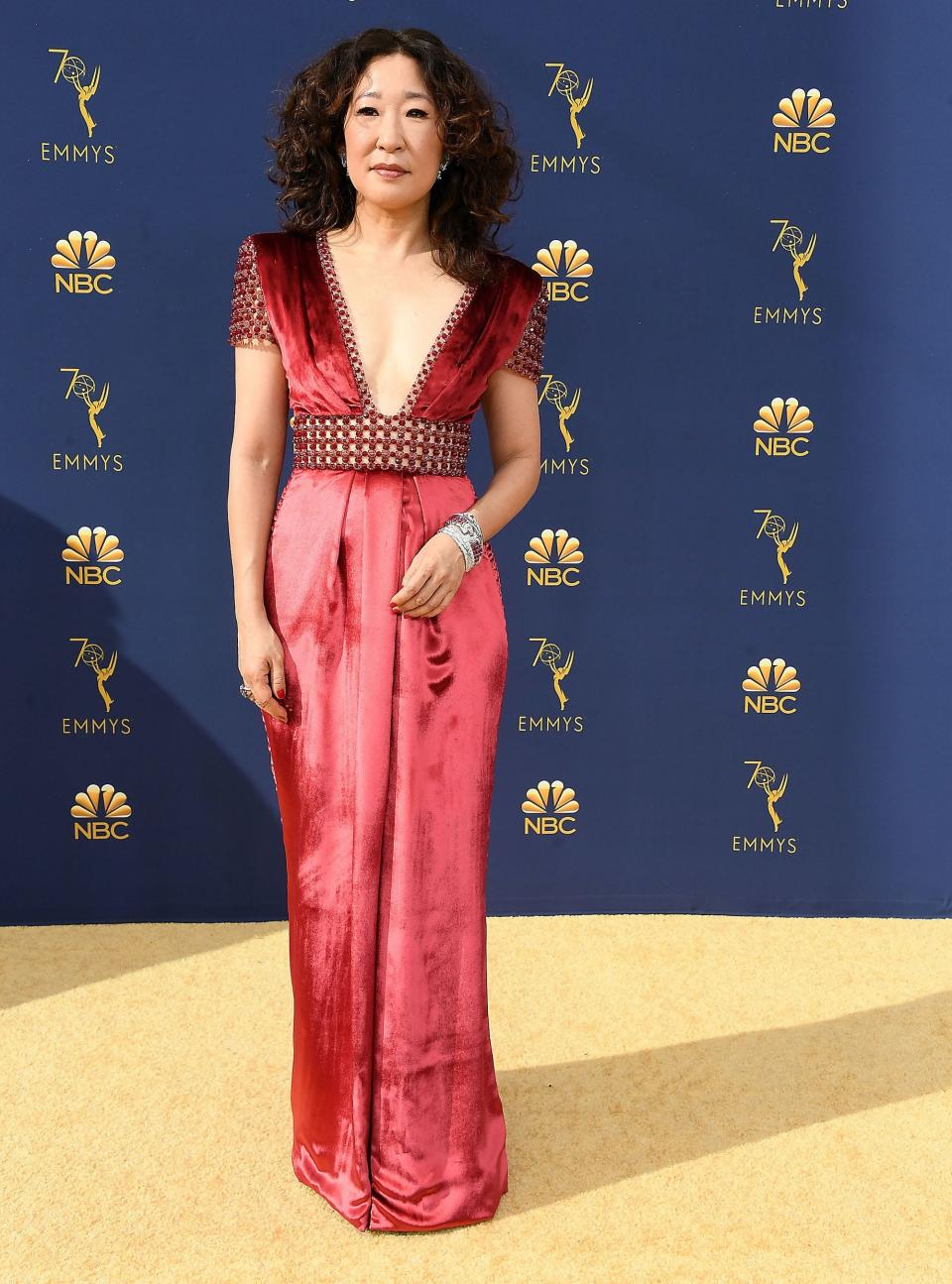 sandra oh emmys 2018