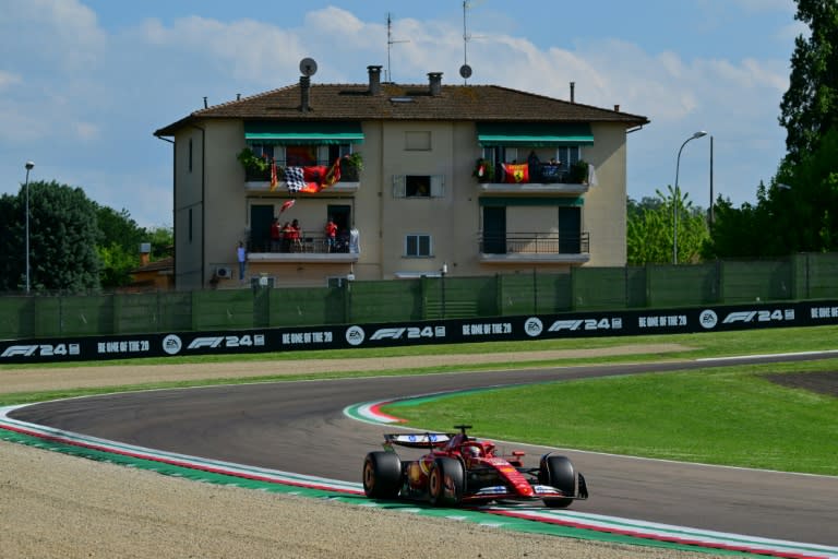 Ferrari's Charles Leclerc starts on the second row of Sunday's grid (ANDREJ ISAKOVIC)