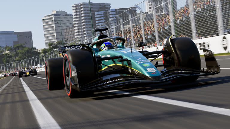 Una captura del videojuego F1 23