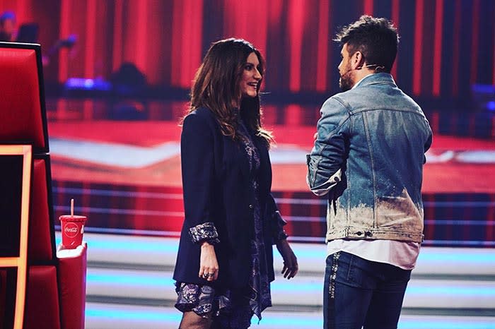 Laura Pausini, en el quinto programa La Voz