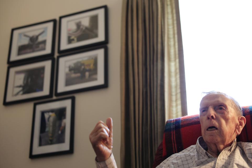 John Connelly reflects on his World War II days from his Jacksonville home, a little more than a week before he will be honored at a  Pearl Harbor remembrance event.