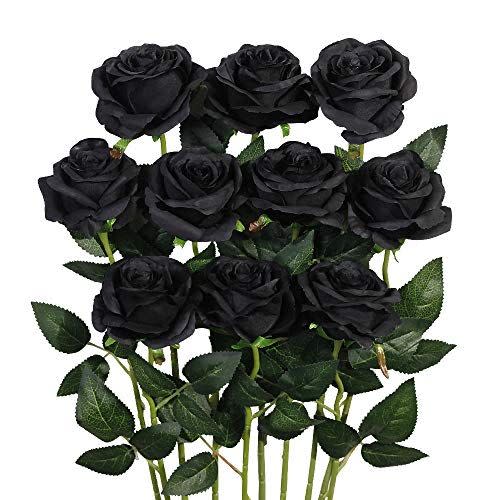 21) Luyue Artificial Silk Rose Flower Bouquet