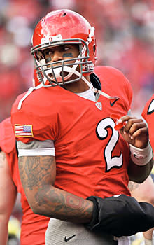 QB Terrelle Pryor is quickly turning into the scapegoat in the Jim Tressel/Ohio State case