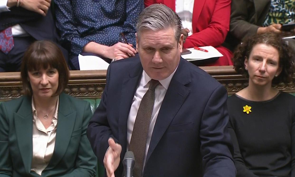 <span>‘Starmer-branded boring practicality is the best hope we have against a populist government rushing to the extreme right.’</span><span>Photograph: House of Commons/UK Parliament/PA</span>