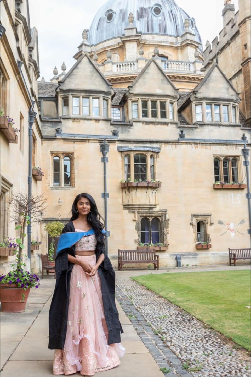 Oxford graduate said she is overwhelmed by the support she has received following the post (Supplied by Juhi Kore)
