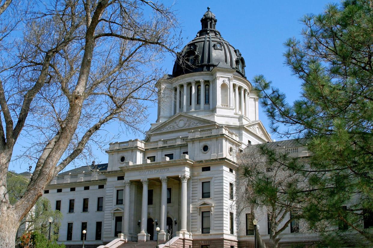 The South Dakota state capitol in Pierre.&nbsp;